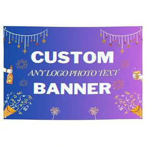 Customized Outdoor PVC Vinyl Banner Signs Personalized Photo/Text Logo Weddings Parties Events Business Decorations UV Portable