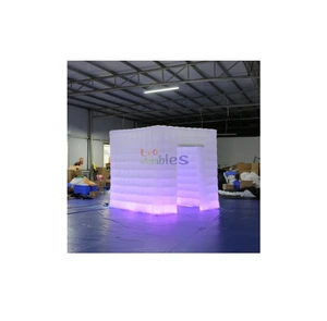 Wonderful Inflatable Photo Booth Portable Photo Backdrop Colorful Photo Booth Platform for Family Party