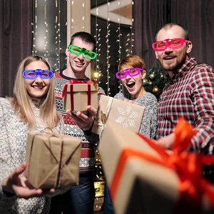Hot Sale LED Light up Glasses with Flashing Feature for Raves Birthdays Weddings Consent Parties