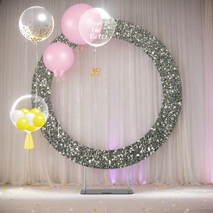 Custom Arch Dye Sublimation Foldable Backdrop Portable Wedding Party Decoration Fabric Cover Aluminum Eco-Friendly Lightweight