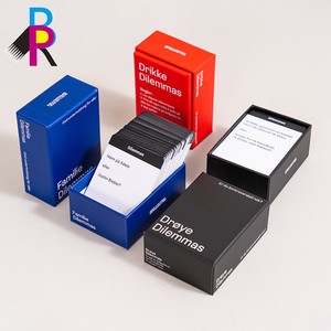 Factory Wholesale Custom Flashcards Card Sets Adult Drinking Card Games Drunk Game Cards