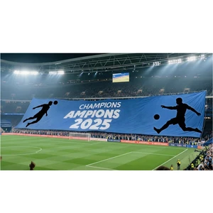 Custom Happy Birthday Giant Polyester Banner for Festival Decoration Customizable Size Color Party Backdrop Christmas Halloween