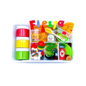 Perfect Kraft Party Decorations Fiesta Birthday Supplies Creative Play with Fiesta Kit Sensory Bin Modeling Clay for Children