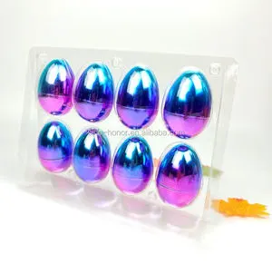 Hot Selling Plastic Easter Metallic Eggs