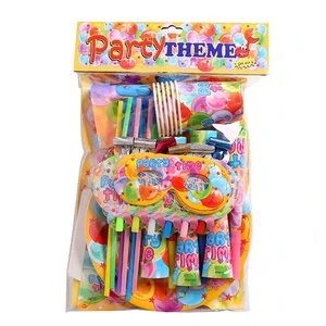 Happy Birthday 71pcs Custom Banner Balloon Set Party Decoration Banners Printing Wholesale Party Supplies Serve for 6 People
