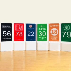 Freequeue YXD Smart Table Number Card Restaurant Service Device Customer Desk Positioner White 200m Indoor Signal