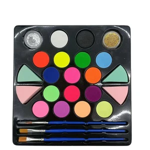 China Baoding Manufacturer Water-based Halloween Joker Scary Kit Face Painting Paint