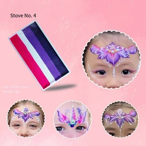 20g Water-Based Rainbow Face Paint for Kids Party Makeup Children's Body Painting Supplies for Festive Occasions