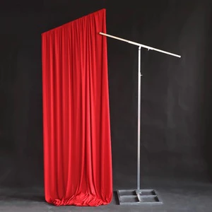 Modern Event Party Backdrop Supplies Metal T-shape Drape Stand for Wedding Decor