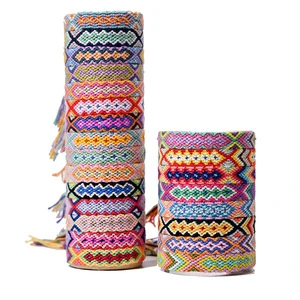 Go Party Bohemia Woven Handmade Tassel Braided Rope Wrist String Bracelet Adjustable Bracelet Nepal Style Friendship Bracelets