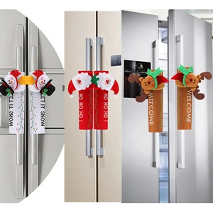 Festive Christmas Decorations Holiday Ornaments for Refrigerator Home Decor Supplies