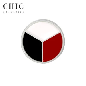 Custom Logo Cream Nail Face Makeup Painting Paste Oil Tattoo Palette 3 Colors Halloween Party Body Paint Body Painting Supplies