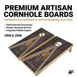 Classic OEM Professional Cornhole Board Set Artistic Outdoor Toss Game Equipment Tailgate Party Supplies Sports Activity