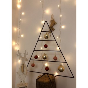 Christmas Tree wire Triangle stand Christmas decoration For Outdoor And Indoor Area Beautiful Christmas Ornaments