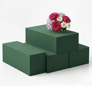 Floral Foam Brick For Flower Basket Wedding Bouquet | Green Wet Phenolic Resin Foam For Artificial Flower Arrangement Wholesale