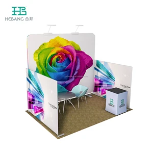 Portable 10ft & 20ft Aluminum Backdrop Display Banner Stand for Event & Party for Trade Shows