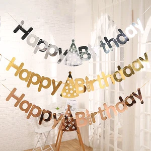 Happy Birthday Banner for Children's Party Decoration