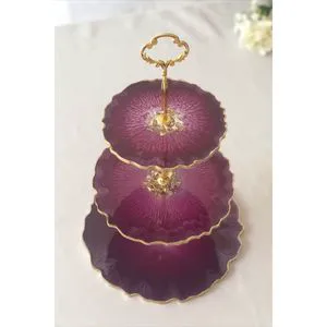 Designer Resin Cake Stand for Stylish Table Presentation Tableware & Decorations for Party Tables