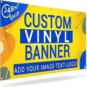 Heavy Duty Custom Printed PVC Vinyl Banners for Outdoor Advertising With Double Sided Printing Durable and Waterproof