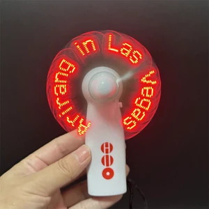Mini Handheld Fan with Customized 1-Color LED Text/Logo Printing for Gifts-yuguang F011 Party Favor