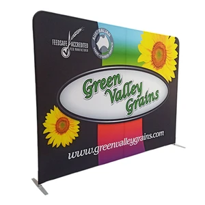 Custom Tension Fabric Banner Display for Parties Wedding Background Portable Foldable for Birthday Photography Backdrop Wall