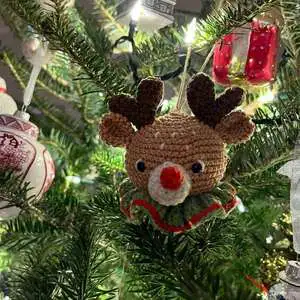 New Arrival High Quality Modern Handmade Crochet Knitted Christmas Tree Ornaments Set Environment-Friendly Holiday Decorations