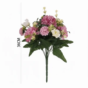 Hand-Held Hydrangea Table Decoration Bouquet 10 Heads for Wedding and Valentine's Day Home Decor