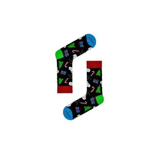 Patterned Cotton Knit Unisex Adult Christmas Ornament Socks Very Colorful Holiday Supplies for Festive Decorations