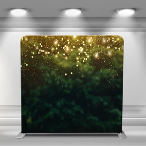 Luxury Photo Booth Backdrop with 8x8 Pillow Case Design, Tension Fabric Print for Events, Portable Photobooth Stand