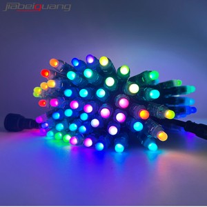 Led Pixel String Light RGB Full Color Programmable LED Modul DC5V Ws2811 12mm Waterproof Smart Pixel Christmas Lights