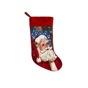 2025 Custom Designed Santa Christmas Stocking Made of Wool