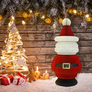 Umiss Christmas Decorations Ornaments Santa Claus with Magnets Xmas Christmas Decoration Supplies