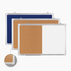 Double Side Cork Board Hanging Notepad Photo Wall Message Background Board Dorm Desktop Decoration Bulletin Boards With Stand