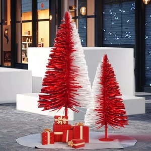 Handmade Festive Christmas Tree Ornaments Artificial Tree Decorations for Holiday Season Parties