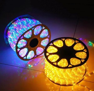 Outdoor Decoration Light D13mm Waterproof Christmas Light Colorful Led Rope Light
