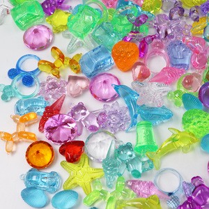 Hongzhi Acrylic Crystal Gems Plastic Toy Beads Kids Party Supplies Board Games Fish Duck Castle Game Pieces Game Pieces Toys