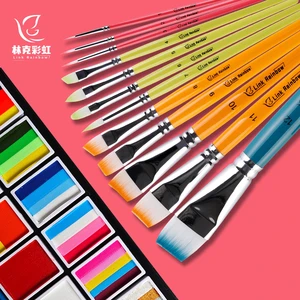 Premium Nylon Body Painting Brushes for Professional Artistic Face and Art
