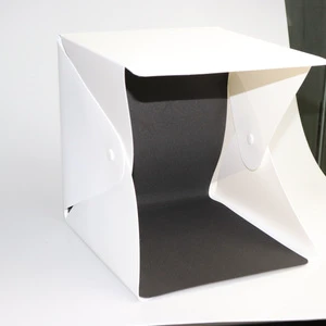 20cm Mini Soft Lightbox Photography USB Charging Foldable Photo Shoot Studio With Backdrops Accessories