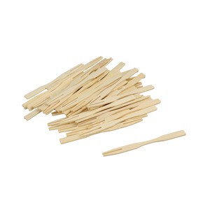 Mini 9Cm Finger Food Forks For Summer Parties Box Of 270Tableware Decorations Bamboo Wood 9 X 0.6 Cm 0.2 Cm Serving Your Serving