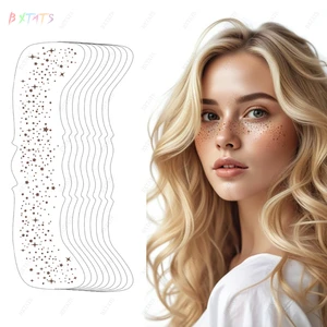Sparkle Makeup Patches Temporary Tattoo Sticker Sexy Brown Freckles Style Face Body Art Design Holiday Parties Paper Festivals