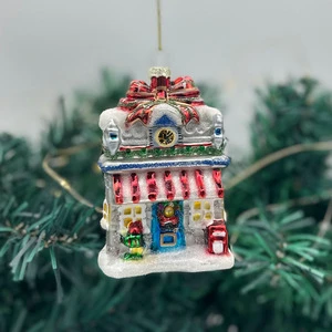 Luxury Popular Style Hanging Christmas Tree Ornament Christmas Ornaments Glass Bauble Christmas Ornaments