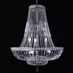 Wedding Ironwork Acrylic Crystal Chandelier Hotel Wedding Pendant Stage Decoration Aisle-Leading Decorative Props China
