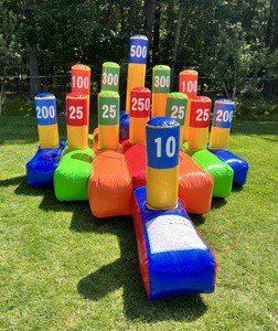 Custom Large Ring Toss Games for Kids Inflatable Ring Toss Game Halloween Party Decor Outdoor Carnival Game