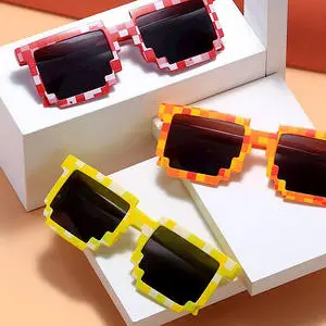 New Mosaic Sunglasses Funny Personality Forgive Green Second Dimension Cool Sunglasses Trumping Holiday Parties Decorations