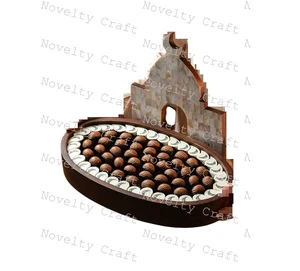New Design Wood Ramadan Lanterns for Eid and Ramadan Decor Festive Tabletop Muslim Supplies