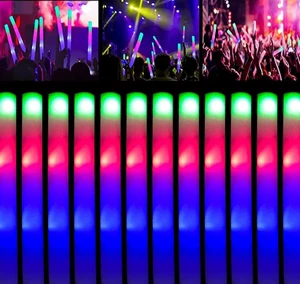 In the Dark 3-Mode Colorful LED Neon Flashing Portable ROMANCE Style Custom Logo Party Supplies Plastic and Foam Party Favors