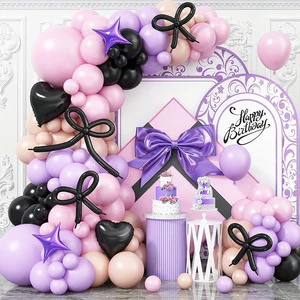 Latex Material Heat Transfer Patterned Festival Party Balloons Set Scene Decoration Weddings,Birthday , Festival Parties