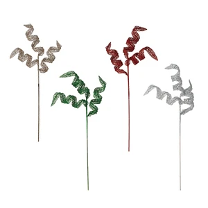 Perforated Powder Sprinkled Christmas Vase Decorations for Home Holiday Decor and Tree Ornaments