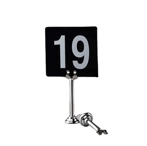 2025 Wholesale Restaurant Wedding Party Decoration Plastic Cards Table Numbers for Wedding