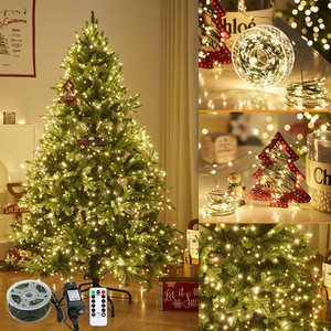 LED Festive Christmas Tree String Lights Indoor Outdoor Waterproof 220v IP65 Rating Christmas Dress Decorations